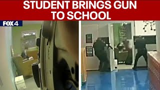 Mesquite school shooting Police release video 911 calls of confrontation with student [upl. by Yessak]