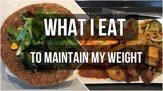 What I Eat To Maintain My Weight 2 Anorexia Recovered [upl. by Gerdeen]