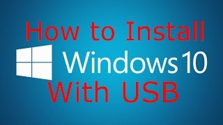 How to Install Windows 10 with USB and Setup [upl. by Elazaro]