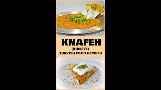 Knafeh  Kunefe Recipe [upl. by Kihtrak407]