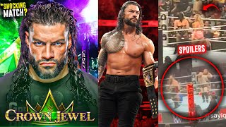 Roman Reigns CROWN JEWEL 2024 MATCH  WWE Raw SPOILERS Roman Reigns BACKSTAGE POLITICS  WWE News [upl. by Siari]