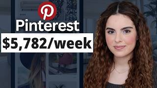 How I Make 5782 Per Week With Pinterest Affiliate Marketing Full Tutorial [upl. by Eleik]