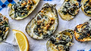 Oysters Rockefeller  Amazing Oysters Rockefeller Recipe  Sambuca Twist [upl. by Serle]