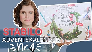 STABILO Adventskalender 2021 für die ganze Familie [upl. by Floris]