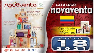 Catálogo NOVAVENTA Campaña 18 2021  NOVAVENTA Ciclo 18 2021  NAVIDAD [upl. by Garrison]