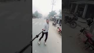 Maidan mein utaranaGolu skaterGolu skating public reaction short video [upl. by Sihtam]