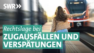 Fahrgastrechte der Deutschen Bahn im Überblick I Marktcheck SWR [upl. by Tonl]