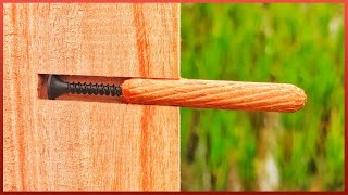 Amazing Woodworking Techniques amp Wood Joint Tips  Genius Wooden Connections  by marcip [upl. by Volny]