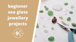 Sea Glass Jewellery Making Projects For Beginners  Kernowcraft [upl. by Anair751]