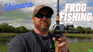 New Shimano Curado DC  Frog fishing First use [upl. by Edmond481]