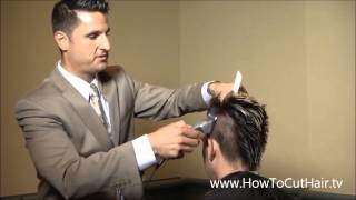 Mohawk Hairstyle  Part 4  FadingTapering Blending With Clippers [upl. by Chet]