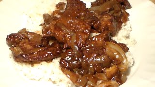 Delicious Smothered Liver And Onions Recipe How to Make Liver Onions amp Gravy [upl. by Lolanthe]