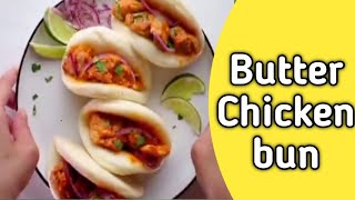 Butter chicken bun  Instant recipe  by Rao secret recipe [upl. by Piks]