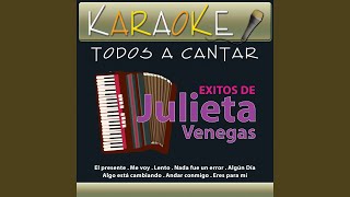 El Presente Karaoke Version Originally Performed By Julieta Venegas [upl. by Keslie]