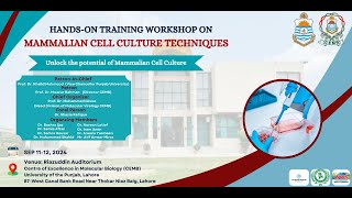 Handson Workshop on Mammalian Cell Culture Techniques Inaugration [upl. by Haddad]