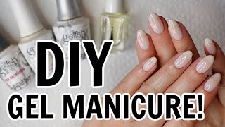 StepbyStep Gel Manicure ATHOME  SAVE TIME amp [upl. by Beora]