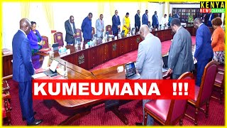 Ruto holds URGENT Cabinet Meeting after Gen Z demanded him to Dissolve it at State House today [upl. by Lucilla]