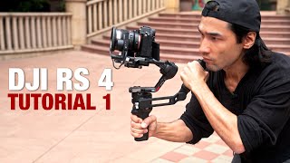 DJI RS 4 Gimbal Tutorial 1 Advanced Cinematic Shots [upl. by Aicirtal]