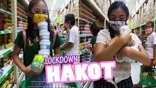 10000 HAKOT CHALLENGE  LOCKDOWN PREPARATION  ANO ANG MGA BINILI ng Aurea amp Alexa [upl. by Ynattir]