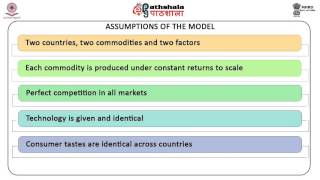 Heckscher Ohlin theory â€“ its assumption general equilibrium model illustration [upl. by Heber789]