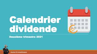 Calendrier des dividendes Mai 2021 🗓️ [upl. by Gardell]