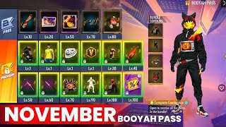 Next Booyah Pass In Free Fire🔥🥳 November Booyah Pass Free Fire 2024 December Booyah Pass Free Fire [upl. by Feer]