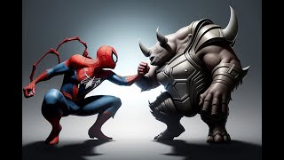 SpiderMan PS4  Miles vs Rhino EPIC Boss Fight PS4 Pro [upl. by Lrig]