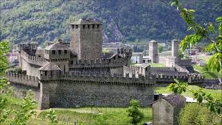 BELLINZONA Castelli di SASSO CORBARO  MONTEBELLO  CASTELGRANDE UNESCO [upl. by Enowtna]