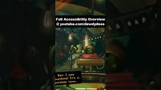 Psychonauts In The Rhombus of Ruin VR Accessibility Overview short gaming accessibility [upl. by Ahsakat]