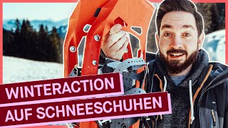 Outdoor auf Schneeschuhen unterwegs Was kann so eine Bergtour [upl. by Angle]