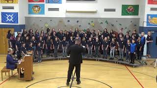 CS Porter Middle School 6th Grade Choir  Songs of Peace [upl. by Bobina582]