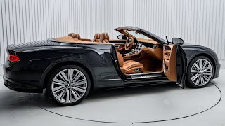 2024 Black Bentley Continental GTC Speed  Pure Luxury in Detail [upl. by Reis]