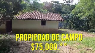 VENDO UNA MANZANA CON CASA A REMODELAR Y ARBOLES FRUTALES Y DE SOMBRA EN 75000 NG [upl. by Oruam151]