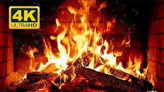 🔥 Cozy Fireplace 4K 12 HOURS Fireplace with Crackling Fire Sounds Crackling Fireplace 4K [upl. by Rramo103]