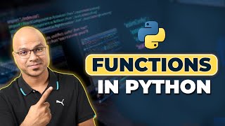 32 Python Tutorial for Beginners  Functions in Python [upl. by Ardnael]