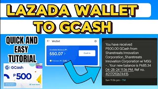 LAZADA WALLET TO GCASH Pera mo sa lazada pwede mo na mailagay sa gcash LETS CONVERT LAZADA TO GCASH [upl. by Loralyn]