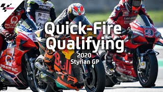 Quick  Fire Qualifying  2020 Styrian GP [upl. by Jaynell]