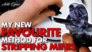 HOW TO STRIP MINIATURES Ultimate quick and easy method [upl. by Critta]