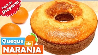 Como Preparar Bizcocho o queque de NARANJA EN LICUADORA muy esponjoso fácil de hacer🍊 MegaDelicias [upl. by Colas451]