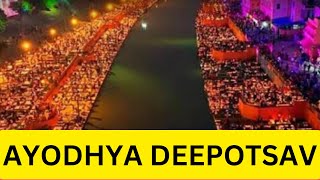 Ayodhya Darshan2023 Deepotsav Ram Mandir [upl. by Llerehs]