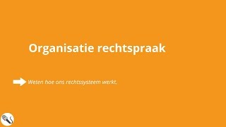 Criminaliteit en Rechtsstaat organisatie rechtsspraak [upl. by Notserp]