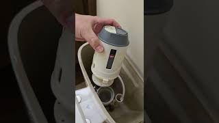 Leaking Toilet Repair hack lifehack plumbing contruction diy dualflushvalve repairs [upl. by Acire]