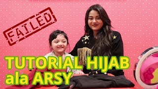 TUTORIAL HIJAB ALA ARSY VS AUREL HERMANSYAH  SEMOGA TIDAK FAILED [upl. by Wit]