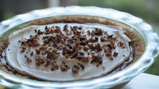 Chocolate Cream Pie Recipe  KIN EATS [upl. by Faulkner]