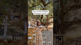 coldplay vivalavida violincover violin wedding weddingceremony weddingmusic weddingsong fyp [upl. by Artemed]