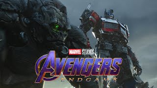 Transformers Rise of the Beasts Final Battle  Avengers Endgame Final Battle Style [upl. by Newel]