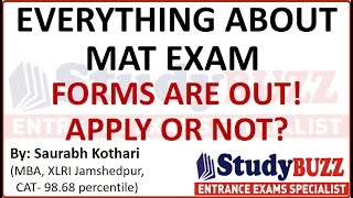 Everything about MAT 2023 exam  Important dates Top Colleges Exam Pattern  Apply or Not [upl. by Birk401]