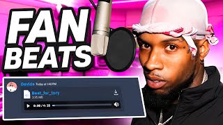 Tory Lanez Records on a FANs BEAT [upl. by Vitale]