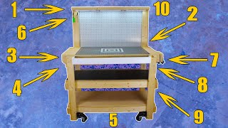 10 Workbench Upgrades to Make DIY EASIER [upl. by Edelman]