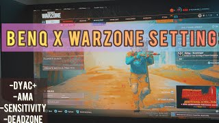 The BEST BenQ ZOWIE 2546K SETTINGS amp WARZONE Settings for Competitive Play [upl. by Kleinstein]